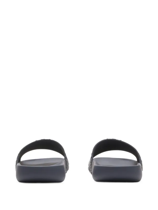 Burberry check-embossed Slides | Grey | FARFETCH