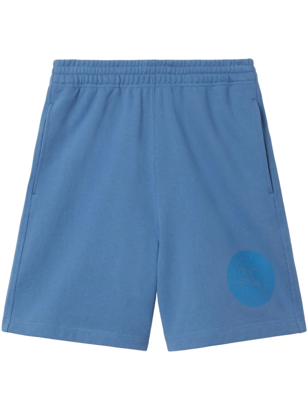 Burberry EKD-Badge katoenen shorts Blauw