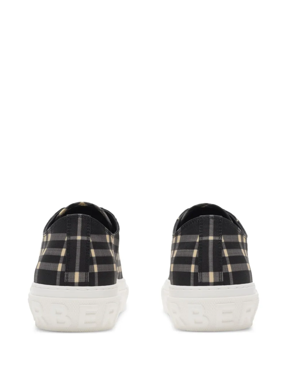 Burberry Geruite sneakers Zwart