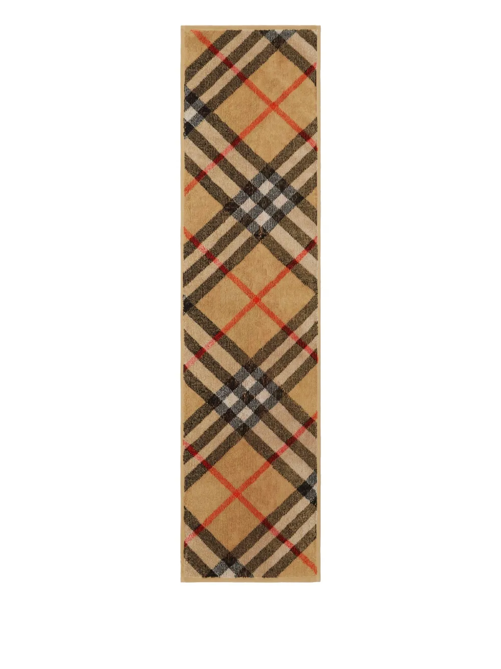 Burberry Asciugamano a quadri in cotone | toni neutri | Image 1