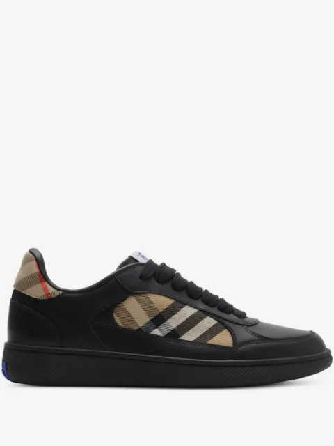 Burberry leather and Check Terrace sneakers​