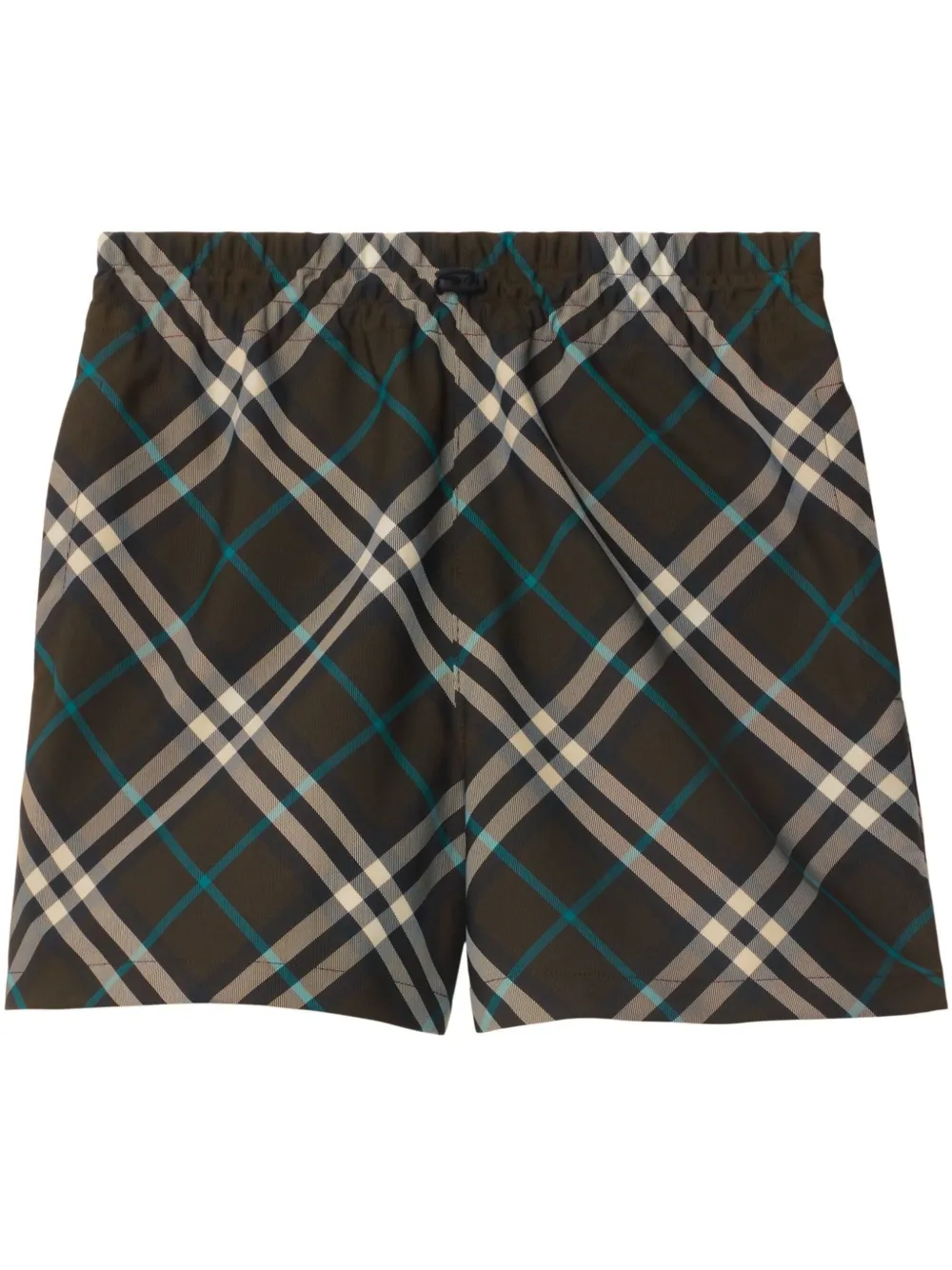 Burberry Geruite shorts Bruin
