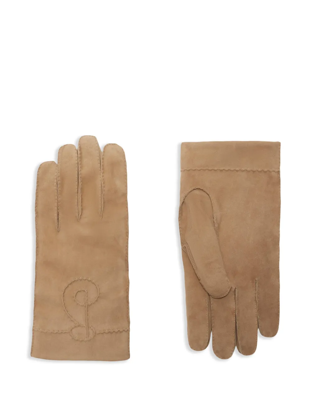 Burberry suede gloves - Beige