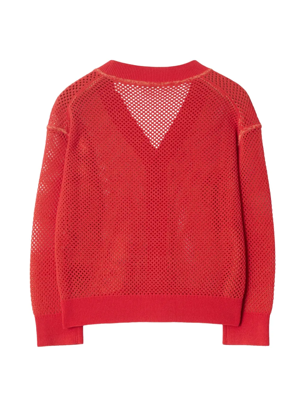 Burberry Kids Vest met mesh Rood