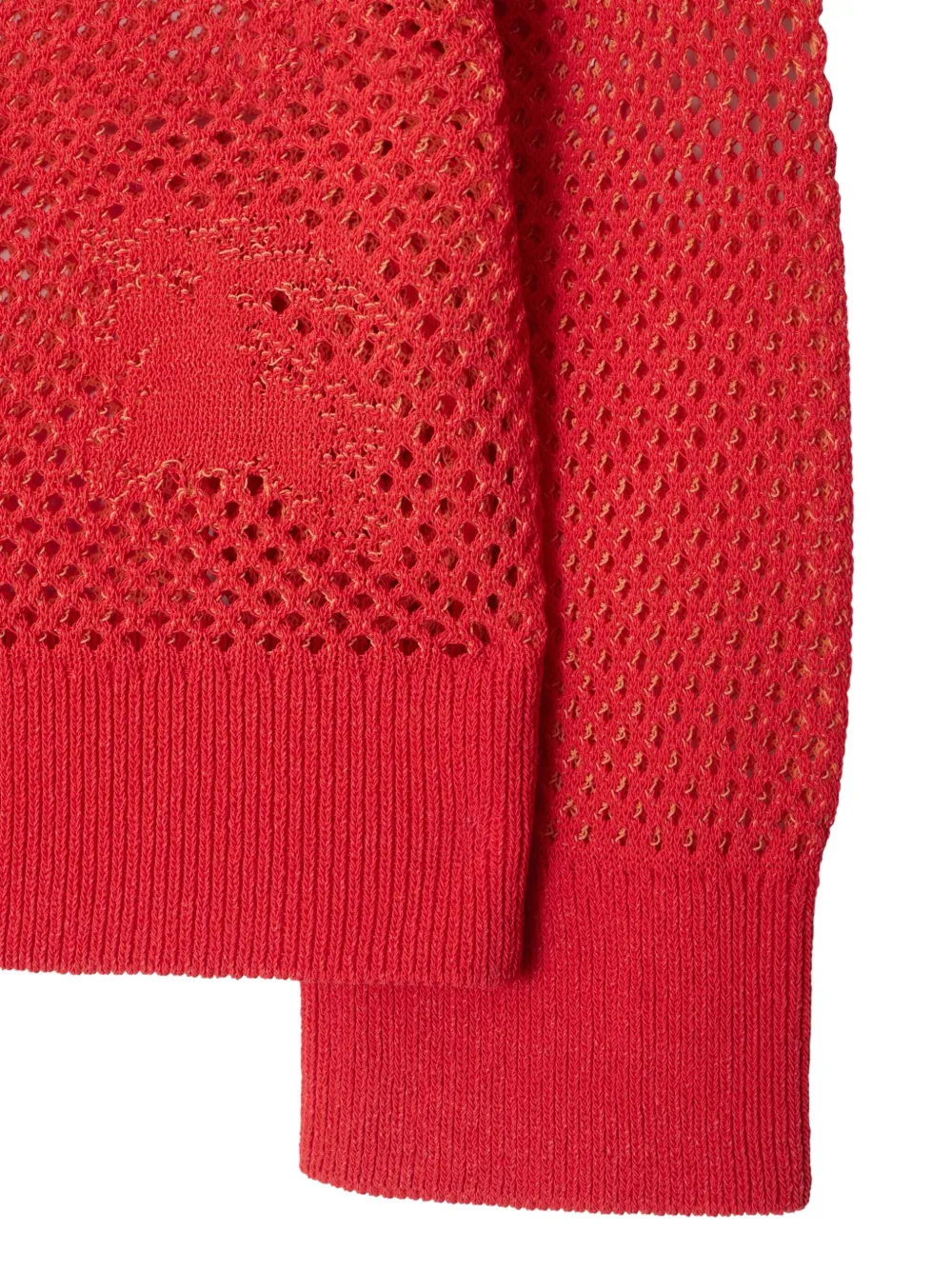 Burberry Kids Vest met mesh Rood