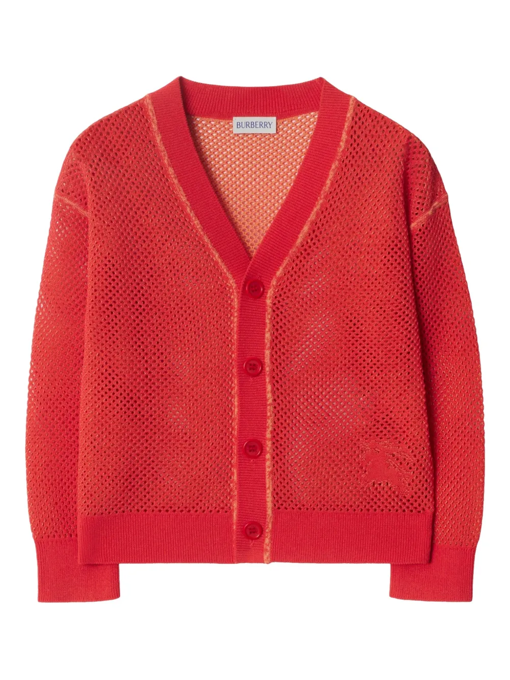Burberry Kids Vest met mesh Rood