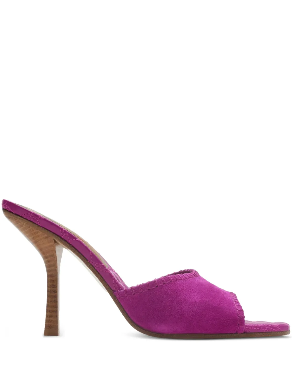 Burberry Suede Cabana mules Pink