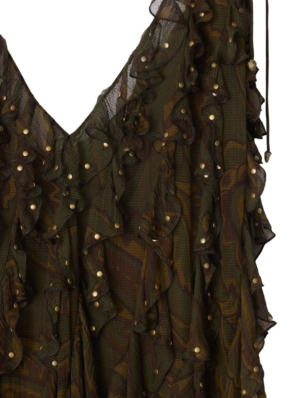 Burberry Jurk met paisley-print Groen