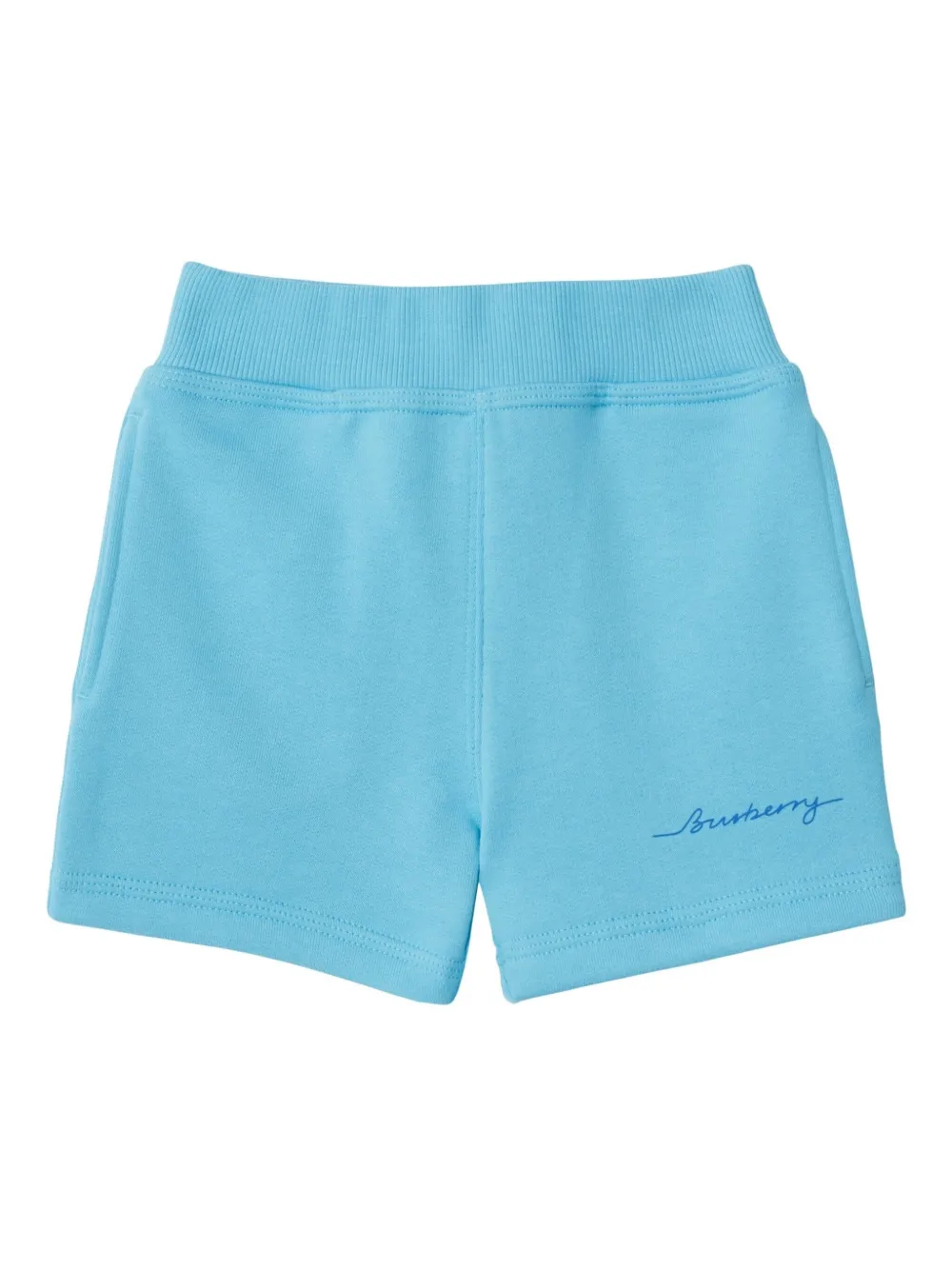 Burberry Kids Katoenen shorts Blauw