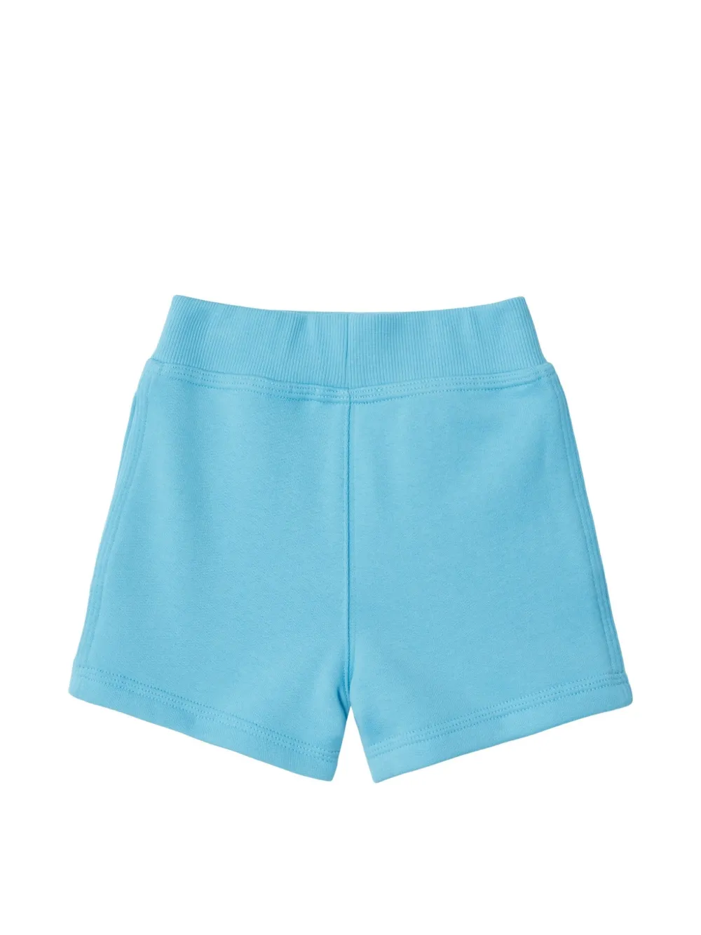 Burberry Kids cotton shorts - Blauw