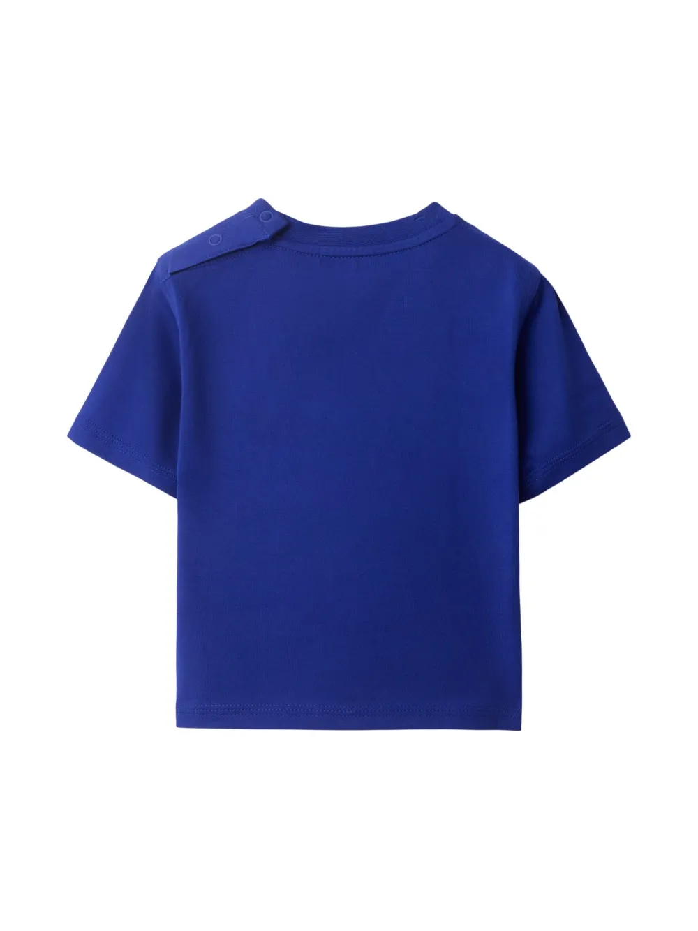 Burberry Kids T-shirt verfraaid met logo Blauw