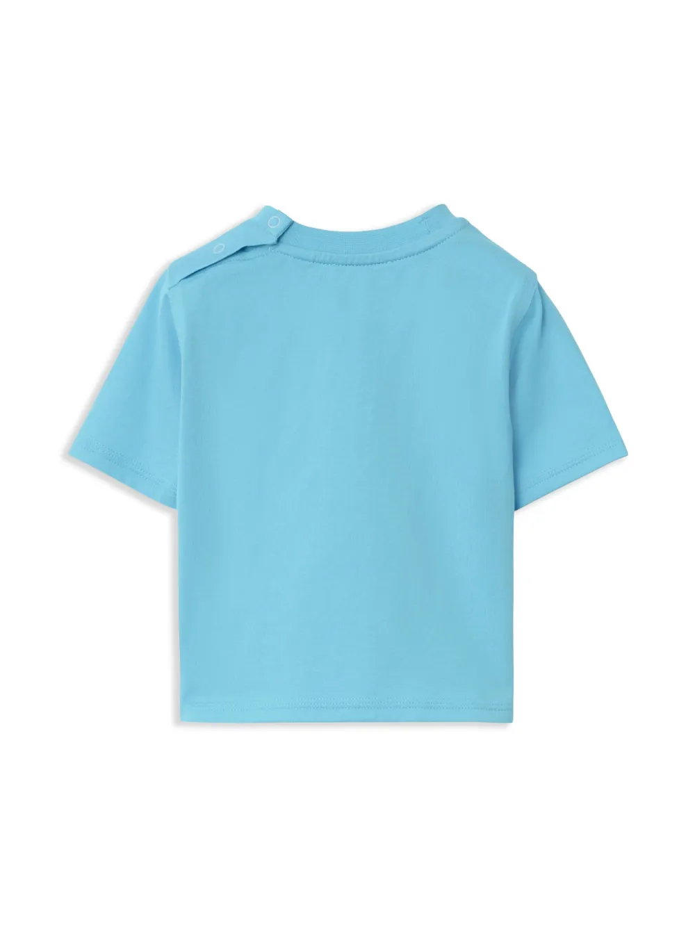 Burberry Kids logo-print T-shirt - Blauw