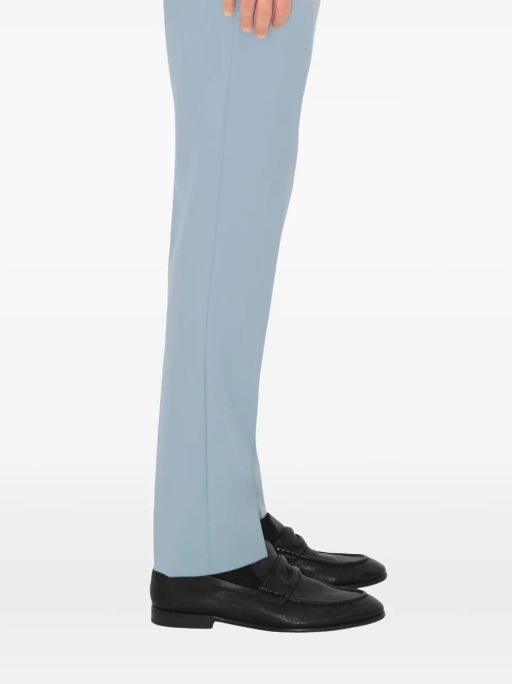 Burberry Wollen pantalon Blauw
