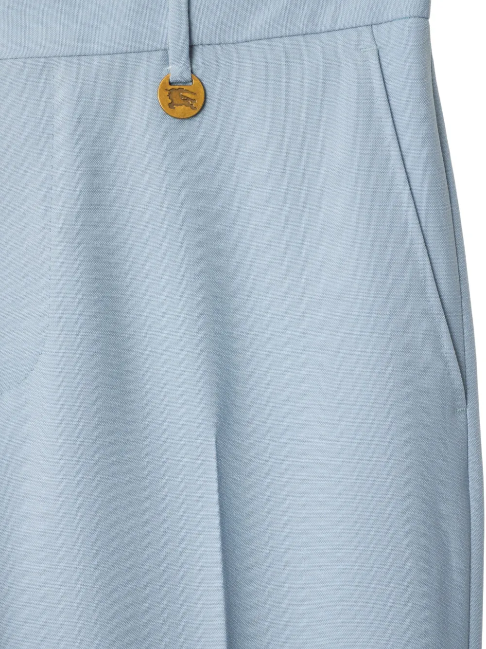 Burberry Wollen pantalon Blauw