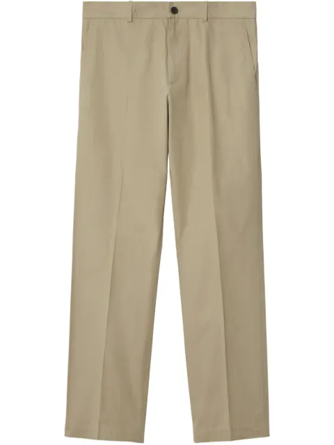 Burberry cotton chino trousers