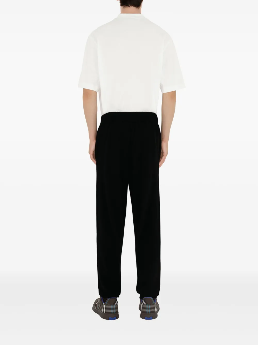 Burberry Joggingbroek met logo Zwart