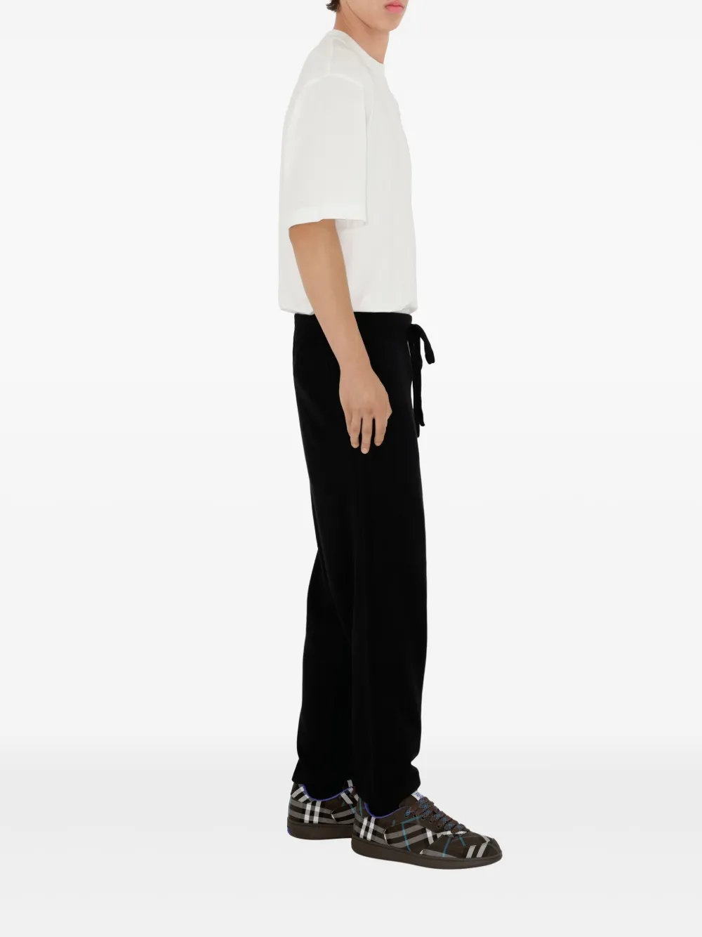 Burberry Joggingbroek met logo Zwart