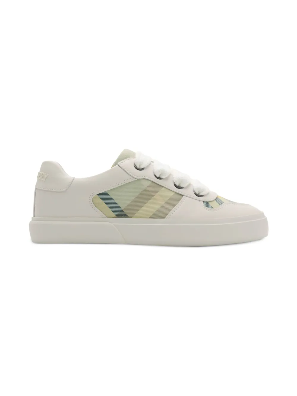 Burberry Kids Geruite sneakers Wit