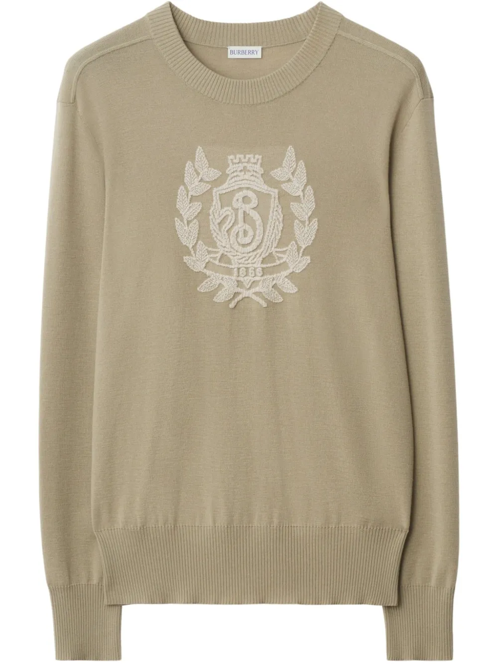 Burberry B Crest sweater | Neutrals | Image 1
