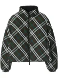 Burberry check reversible jacket - Green