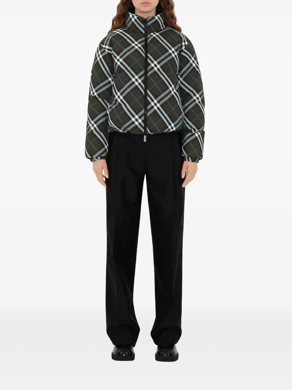 Burberry check reversible jacket | Down Jackets | Image 2
