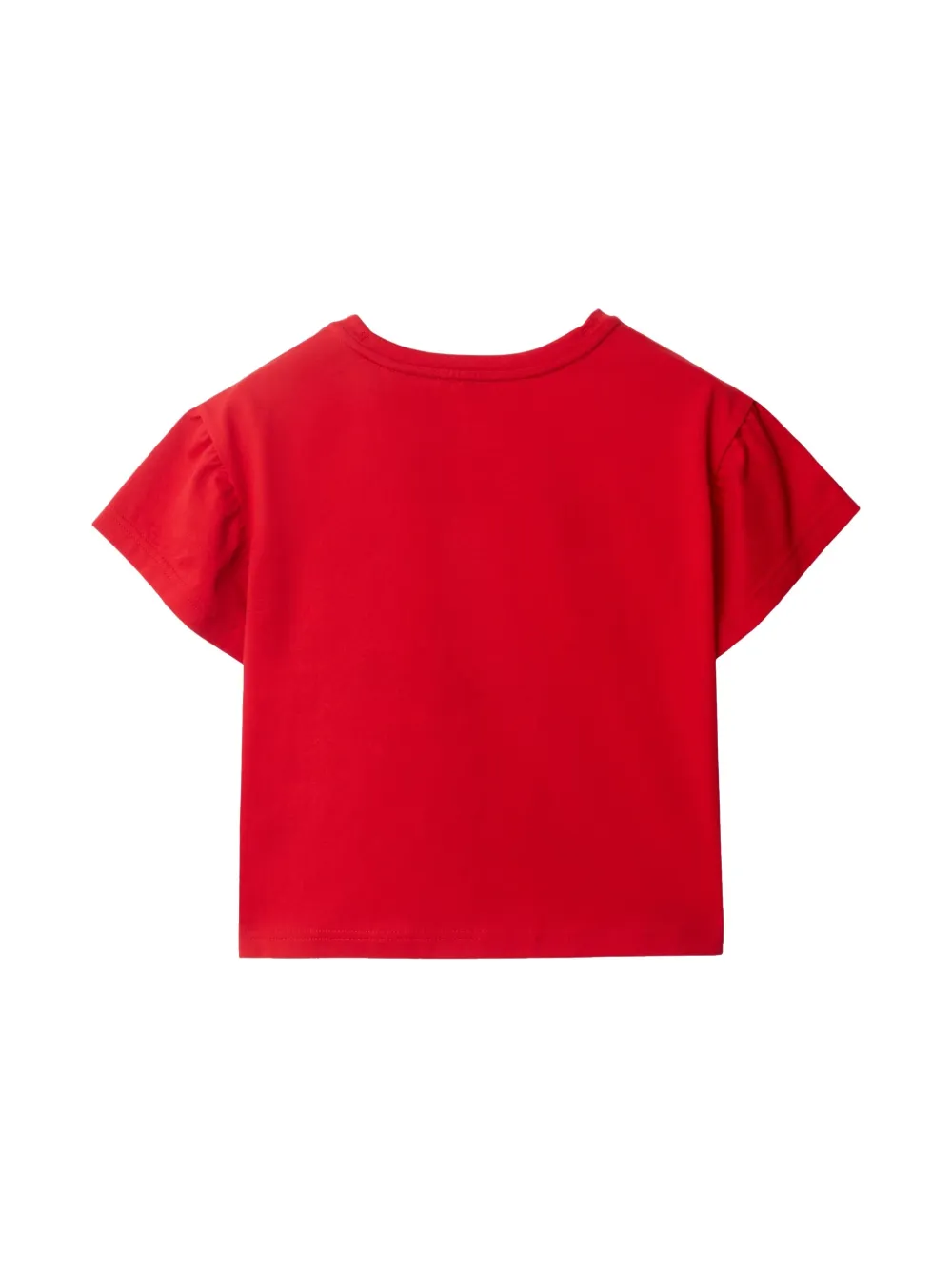 Burberry Kids EKD katoenen T-shirt - Rood