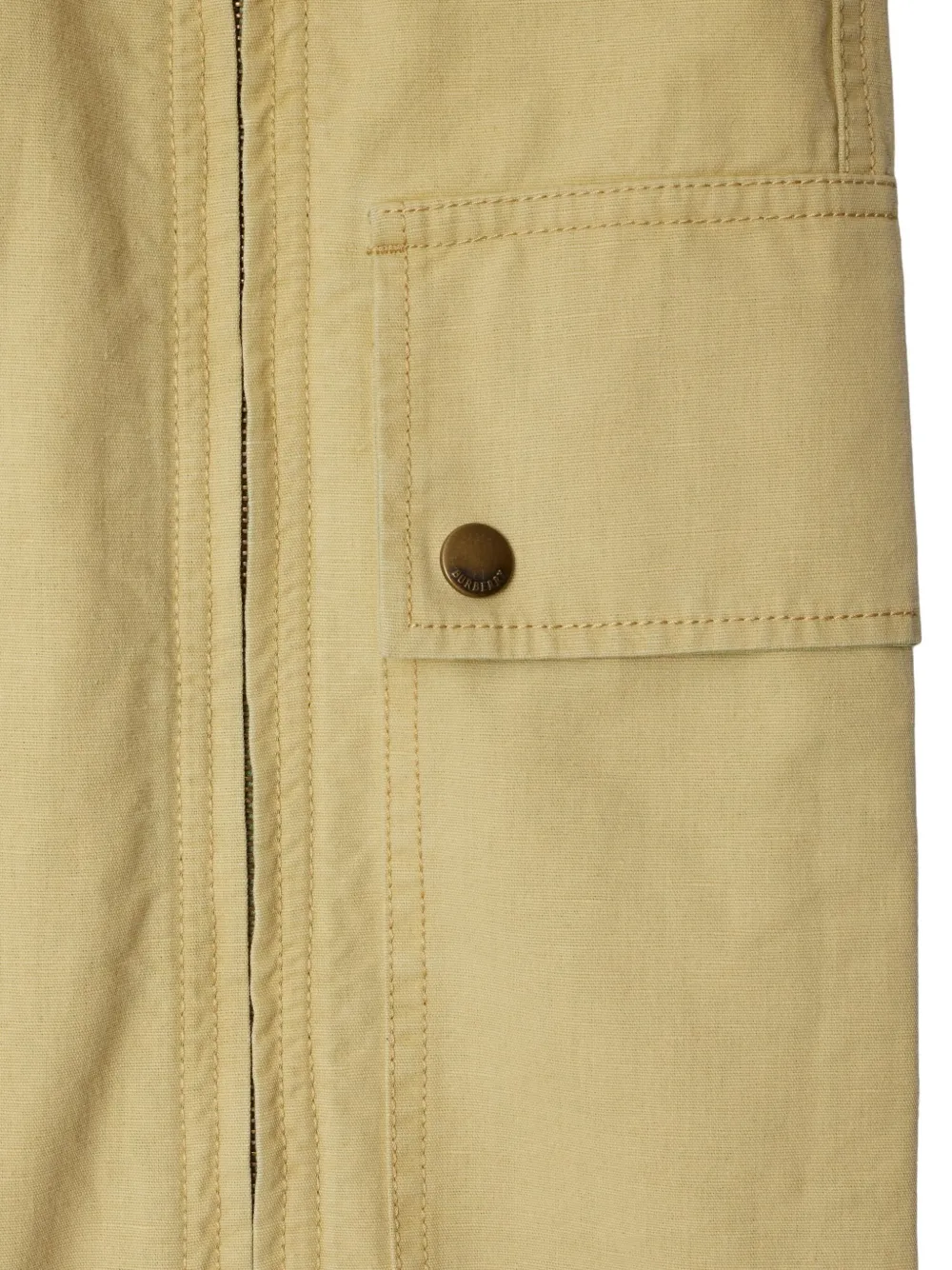 Burberry Zip straight broek Beige