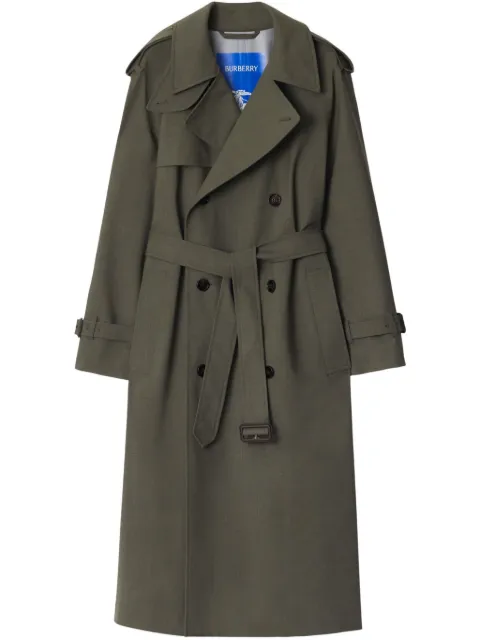 Burberry معطف ترنش صوف طويل