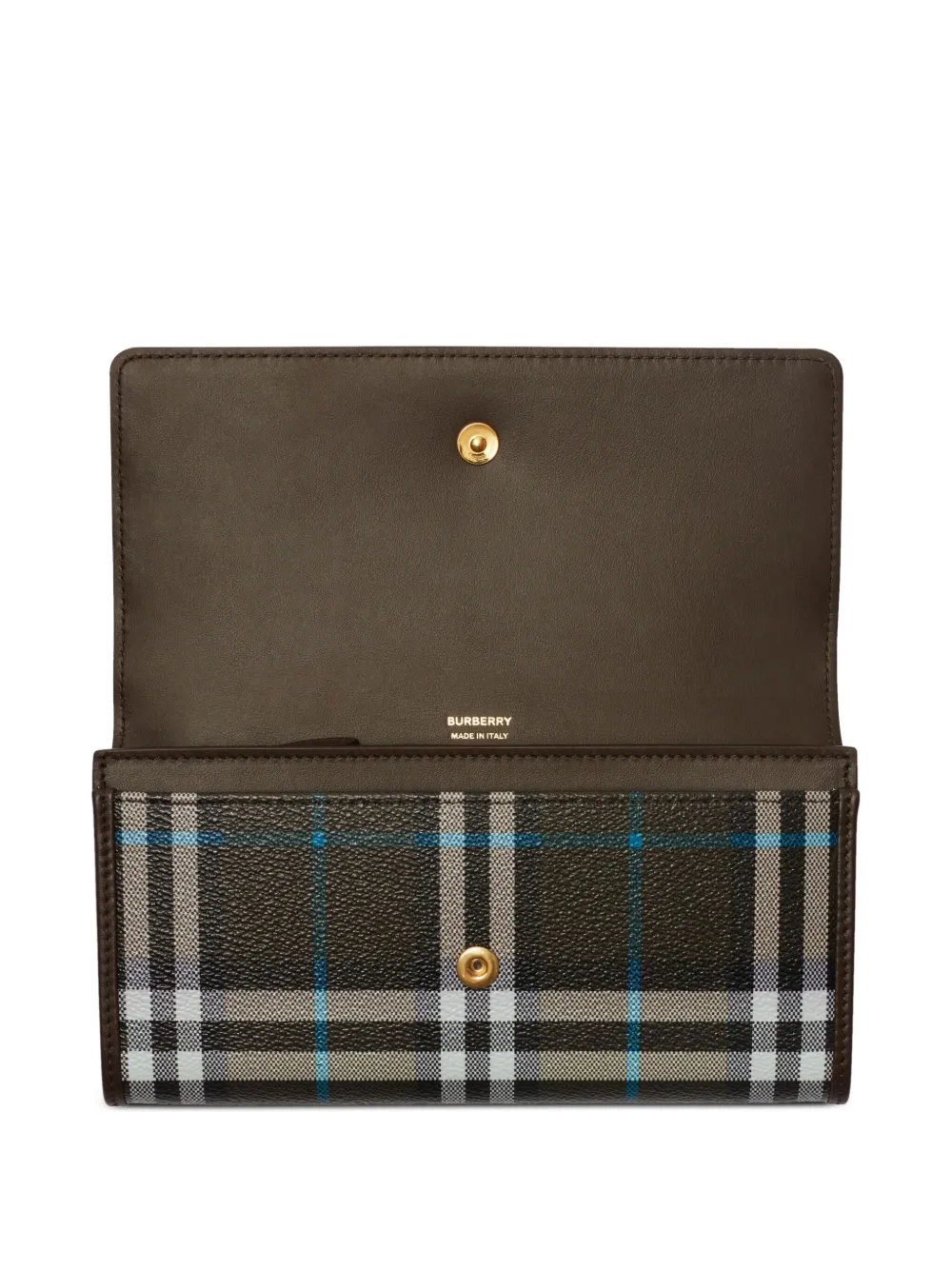 Burberry Geruite portemonnee Bruin