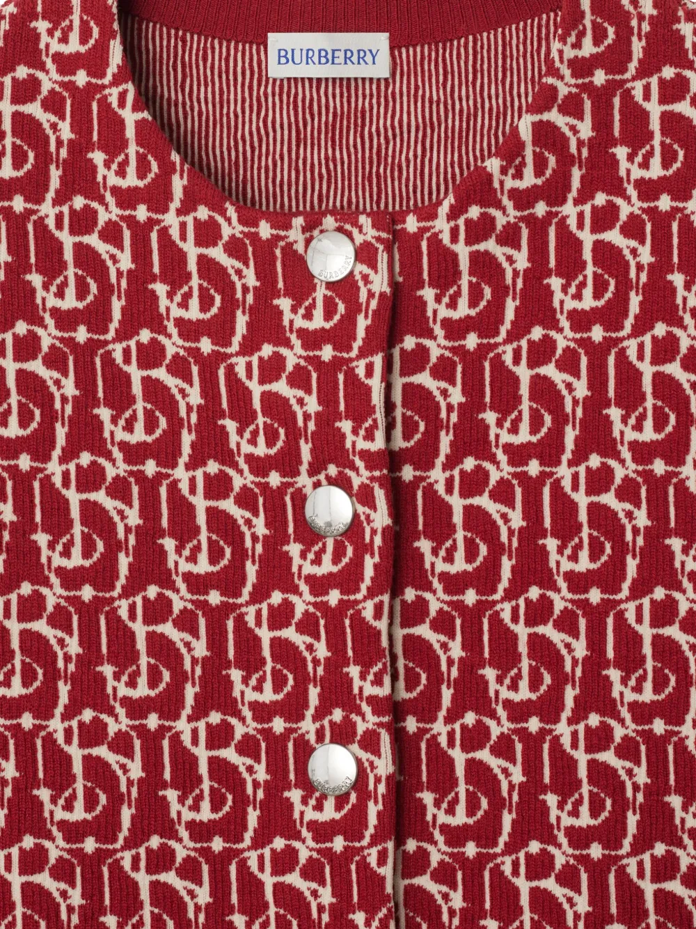 Burberry Jack met logo Rood