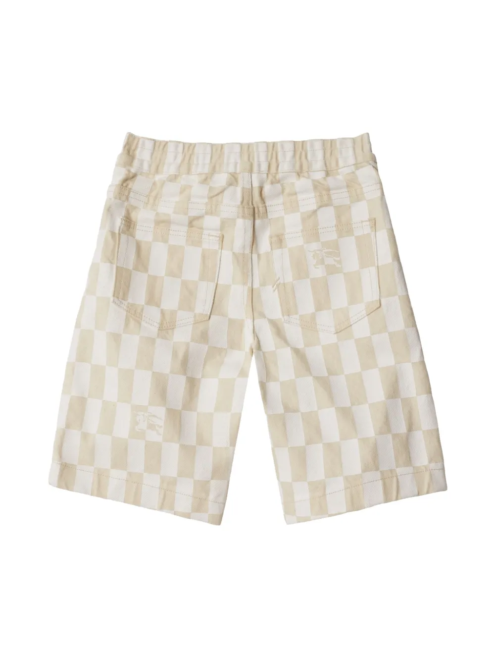 Burberry Kids Geruite shorts - Beige