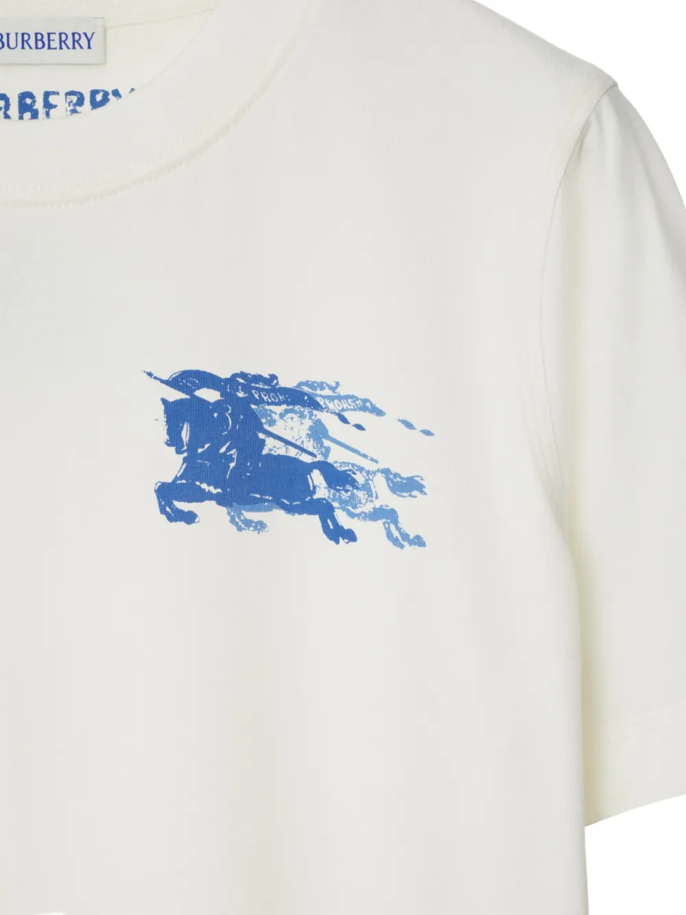 Burberry Katoenen T-shirt Wit