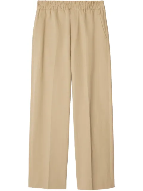 Burberry cotton tailored trousers