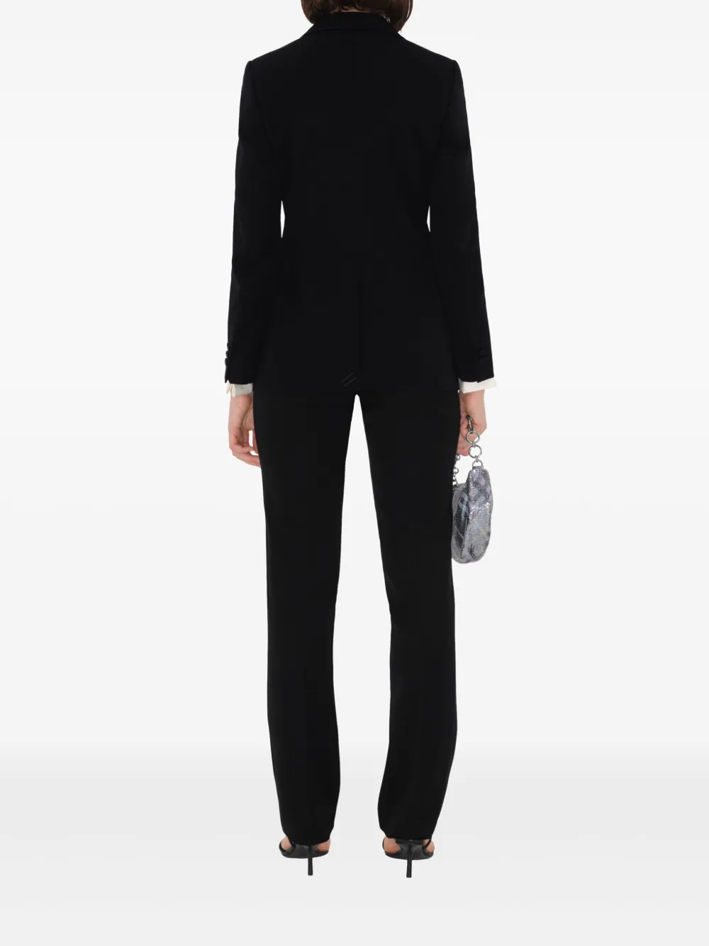 Burberry Wollen blazer Zwart