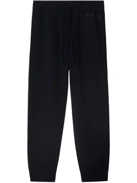 Burberry pants con detalle bordado