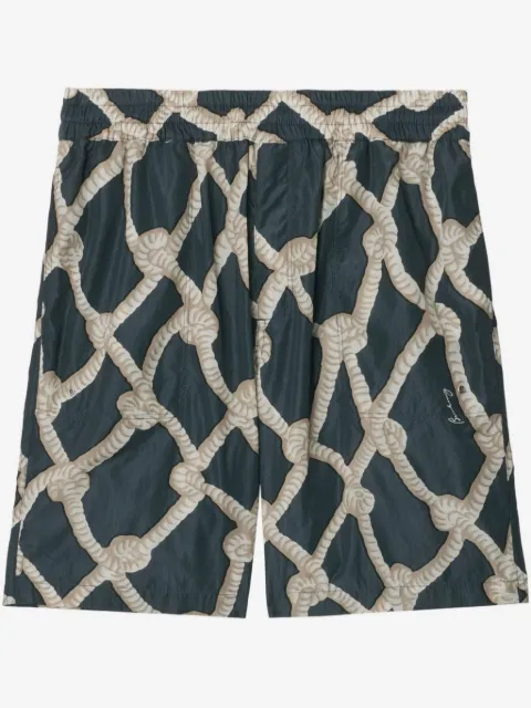 Burberry knot-print shorts