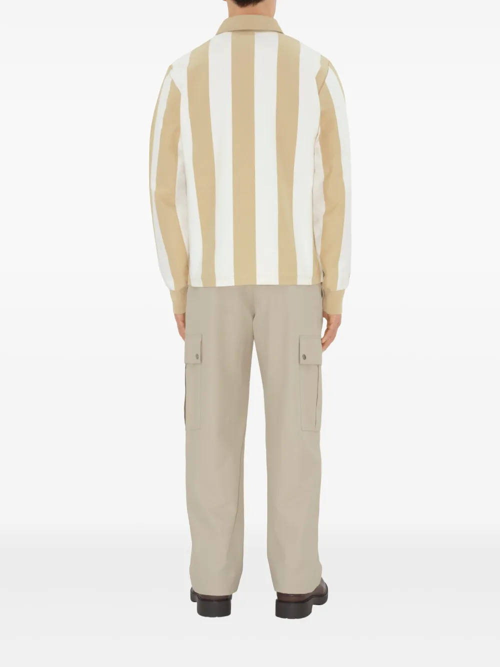 Burberry Gestreept poloshirt Beige