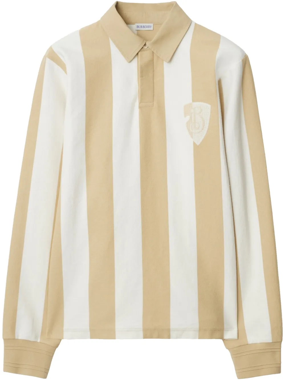 Burberry Gestreept poloshirt Beige