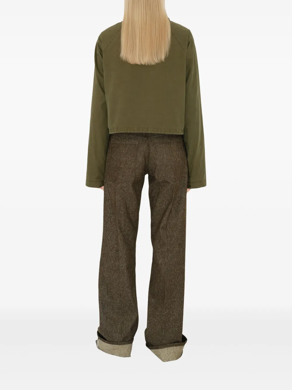 Burberry Katoenen jack Groen
