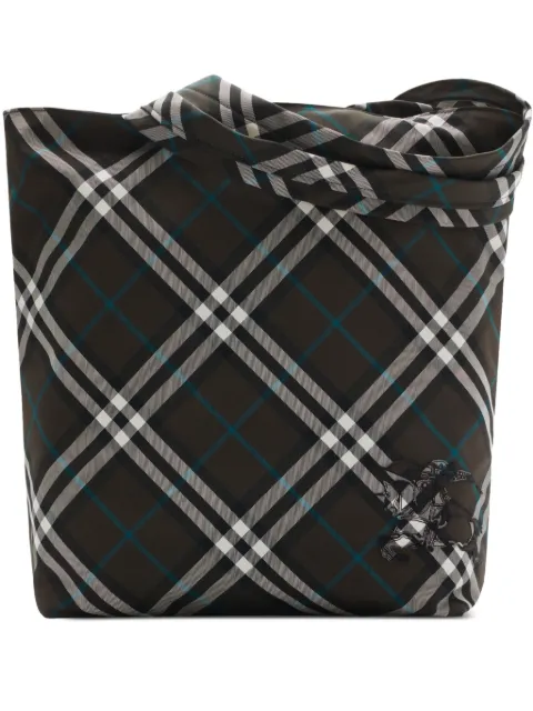Burberry checkered tote