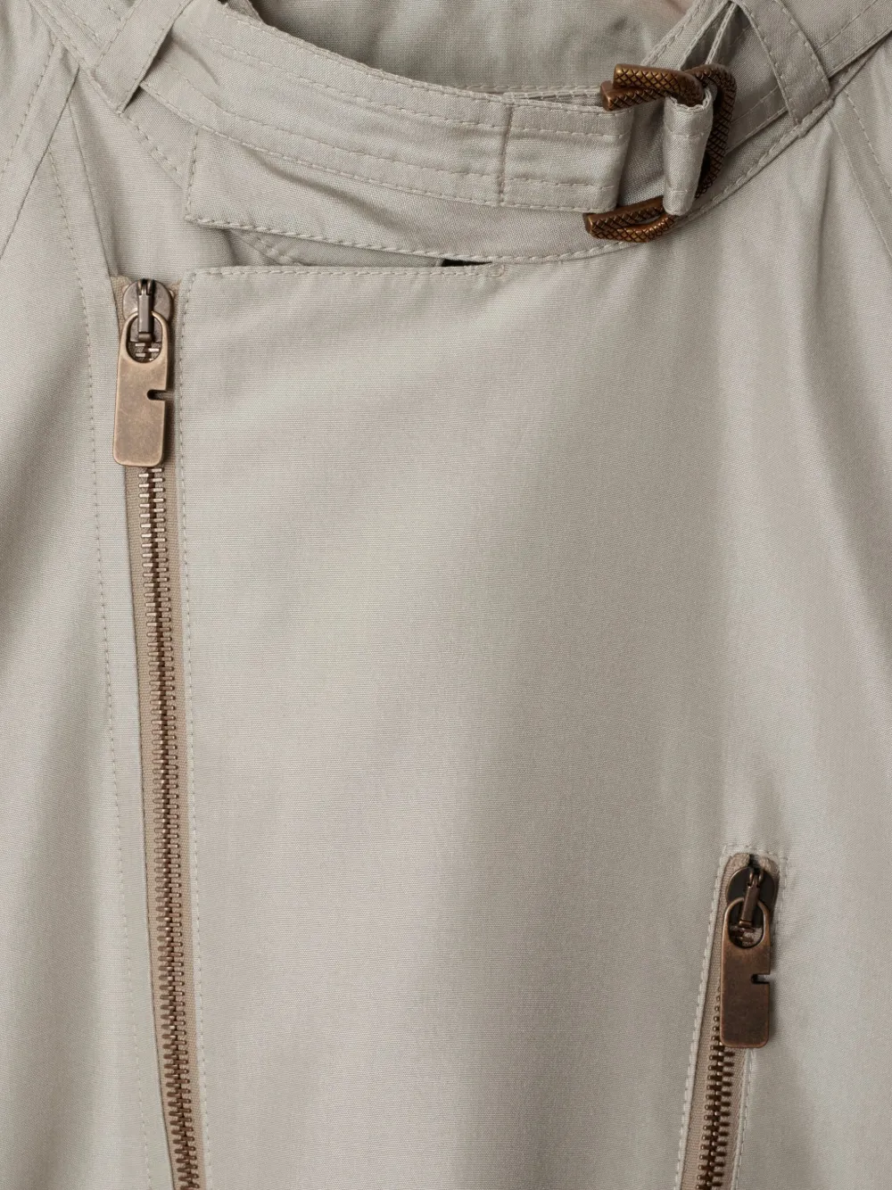 Burberry Zijden Harrington jack Grijs