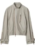 Burberry silk Harrington jacket - Grey