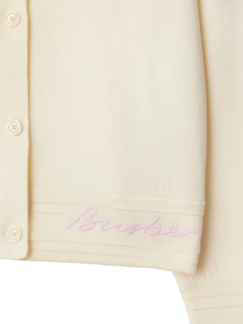Burberry Kids Button-up vest Wit
