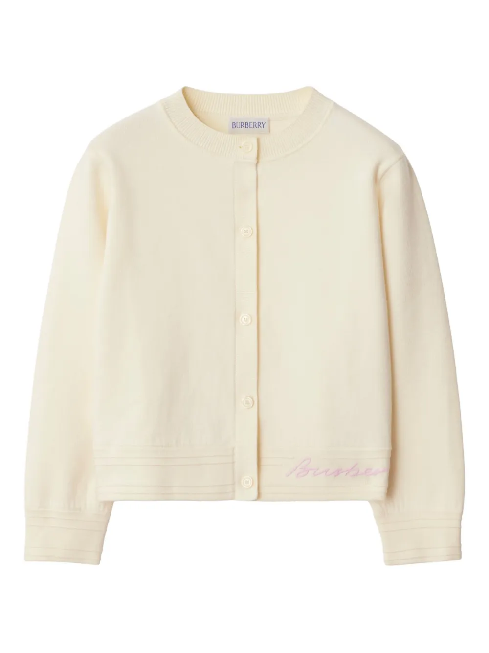 Burberry Kids Button-up vest Wit