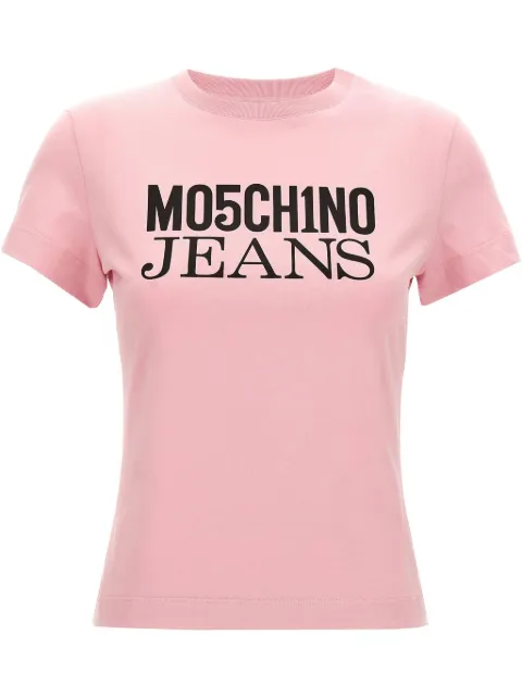 MOSCHINO JEANS logo-print short-sleeve T-shirt