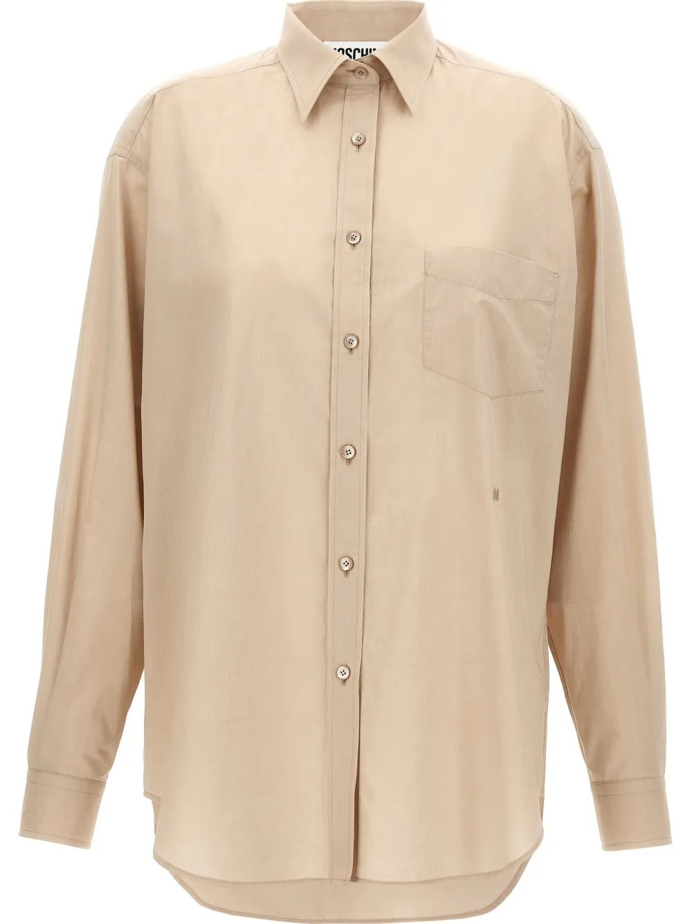 Moschino Katoenen blouse Beige