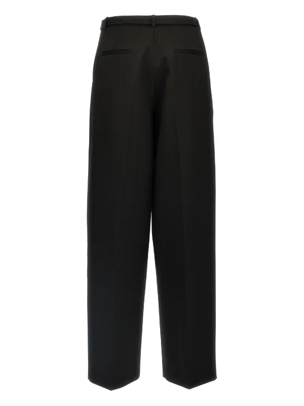 【Jil Sander】 ウールパンツ ブラック 【ジルサンダー】 Jil Sander ウールパンツ | ブラック | FARFETCH JP