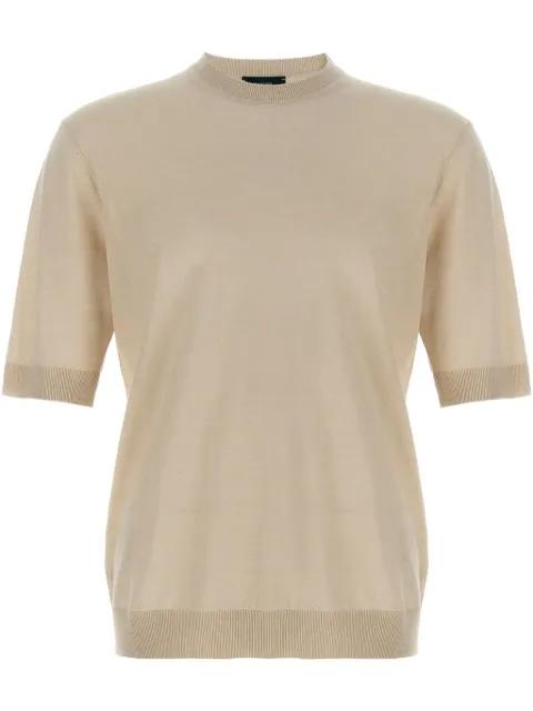 Zanone fine-knit T-shirt