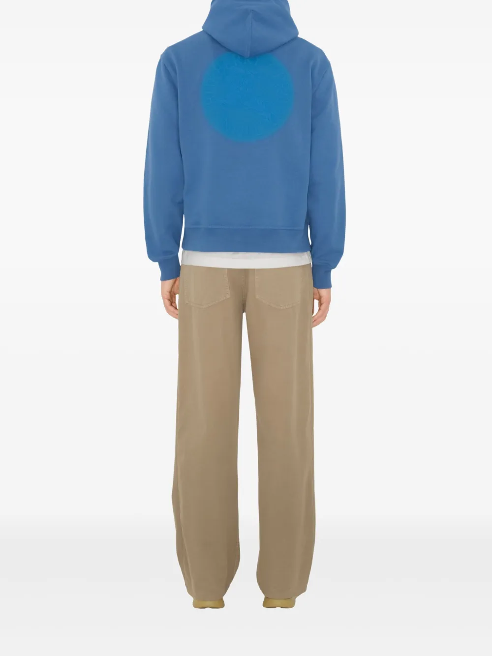 Burberry EKD Badge hoodie Blauw