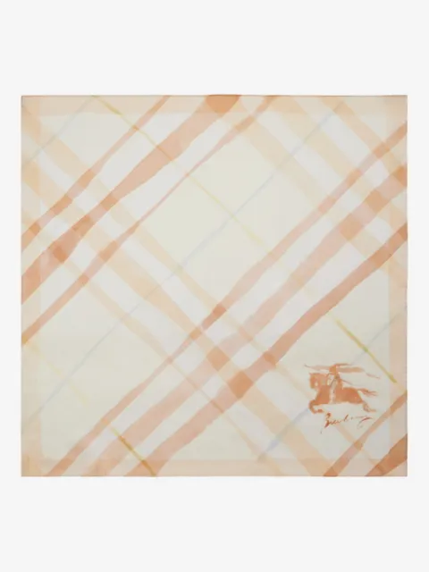 Burberry watercolour check scarf